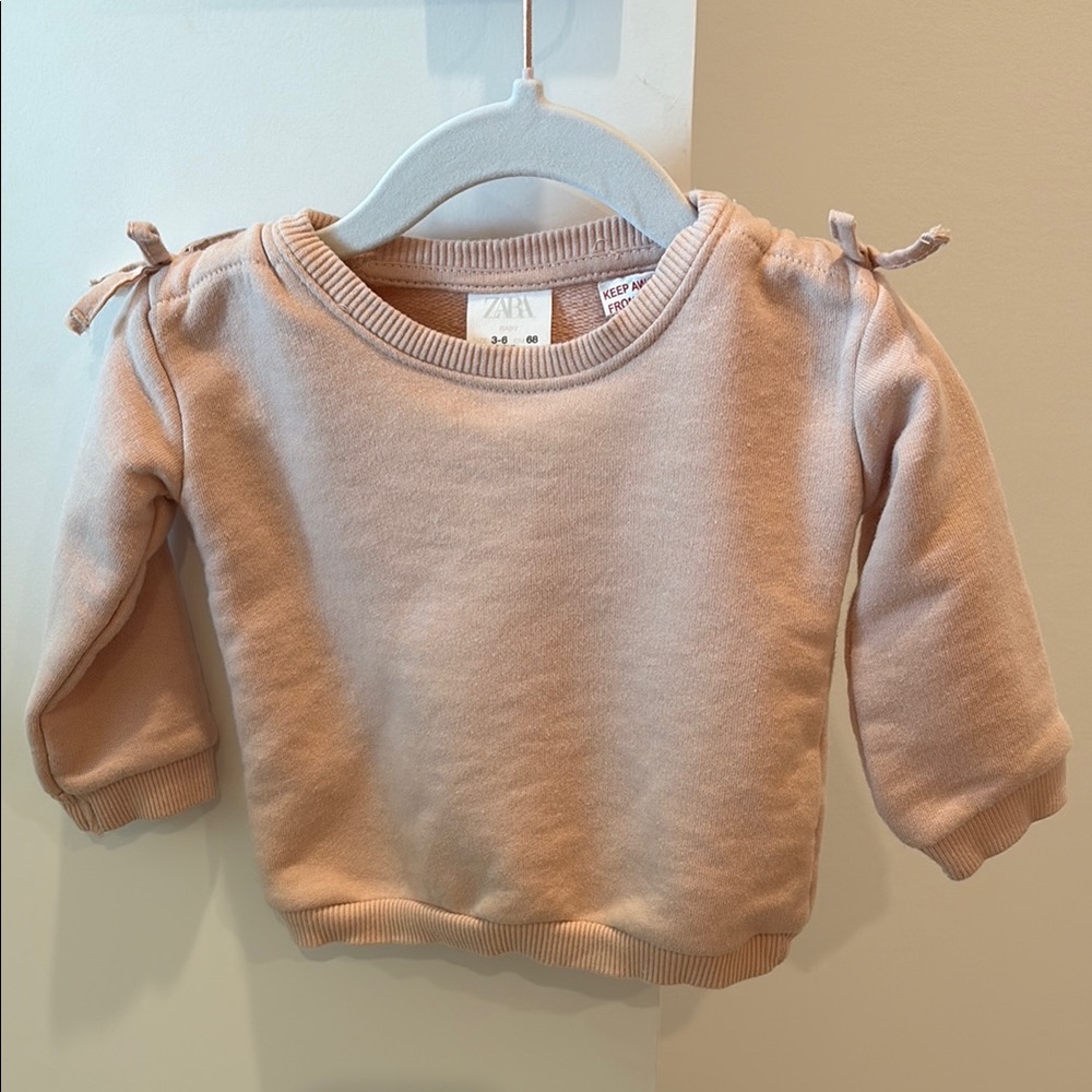 2/$20 Zara Kids Pink Sweatshirt